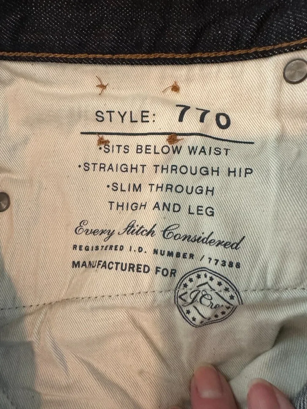 Men's J. Crew Straight Fit Jeans